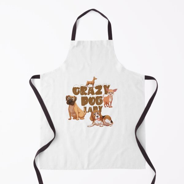 Item preview, Crazy Dog, Dog Lover Dog Paw designed and sold by Yonik ★★★★★.