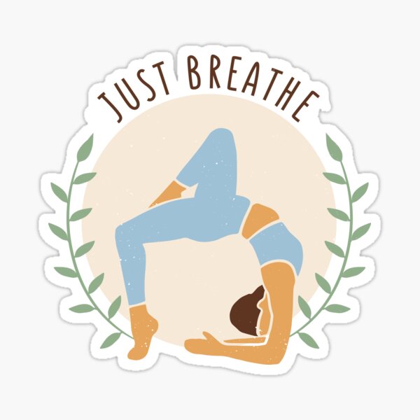 But First Yoga  Sticker for Sale by sunilbelidon