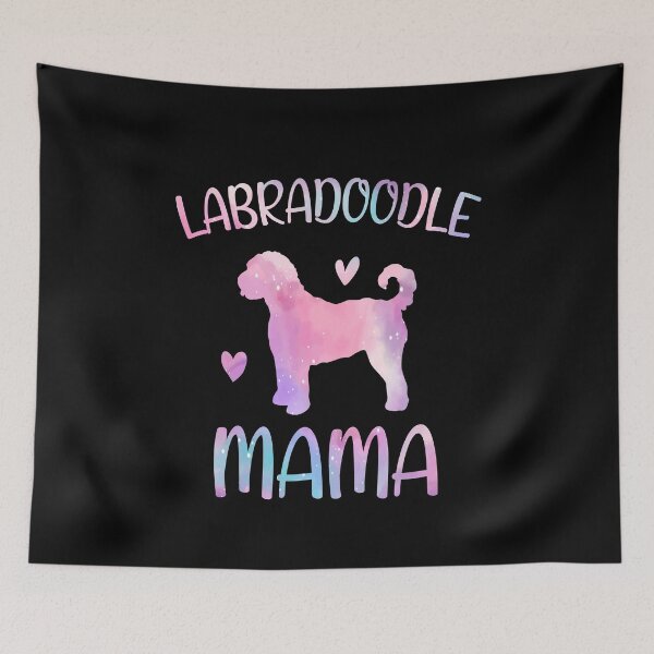 Item preview, Labradoodle Mom Shirt, Watercolor Dog Mom, Labradoodle dog Mama mother, Labradoodle Owner Mom Chritmas Birthday Gift designed and sold by xlnv.