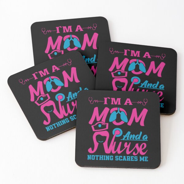 Item preview, I'm a mom and a nurse nothing scares me designed and sold by stryderdk.