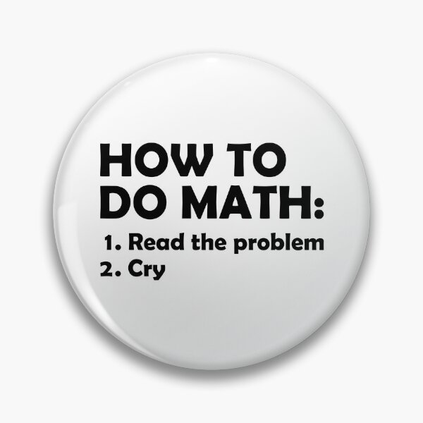 Item preview, How to do math - Funny Math Joke designed and sold by T-shirt For You.