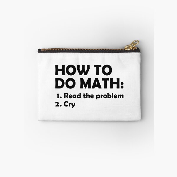 Item preview, How to do math - Funny Math Joke designed and sold by T-shirt For You.