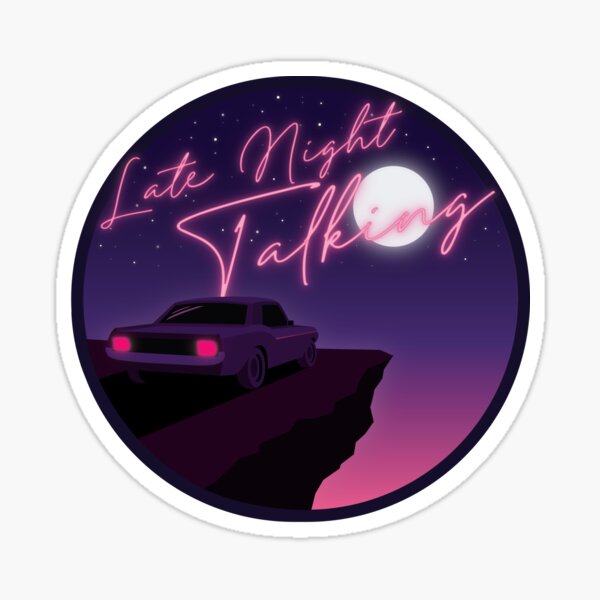 Late Night Glossy Sticker