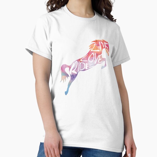 Item preview, Live Love Ride - Rainbow Horse designed and sold by MazzaLuzza.