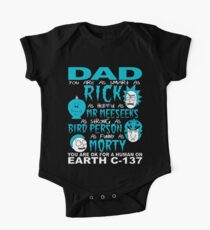 Rick And Morty Fathers Day Dad You Are One Piece - Short Sleeve