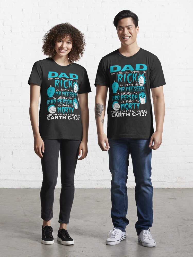 rick and morty dad shirt