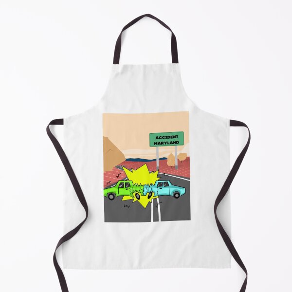 Item preview, Accident Maryland car crash comic t-shirt designed and sold by PRBloem.