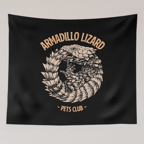 Item preview, Armadillo Lizard Pets Club designed and sold by Marsdk Art.
