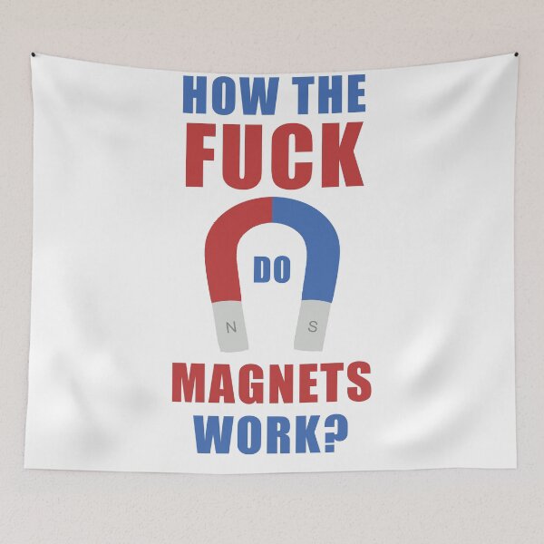 Item preview, How The Fuck Do Magnets Work? designed and sold by finnzokid.