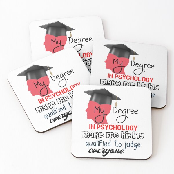 Item preview, My Degree in Psychology Makes me Highly Qualified to Judge Everyone, Graduation Gift Classic T-Shirt designed and sold by Aarzu Artist.