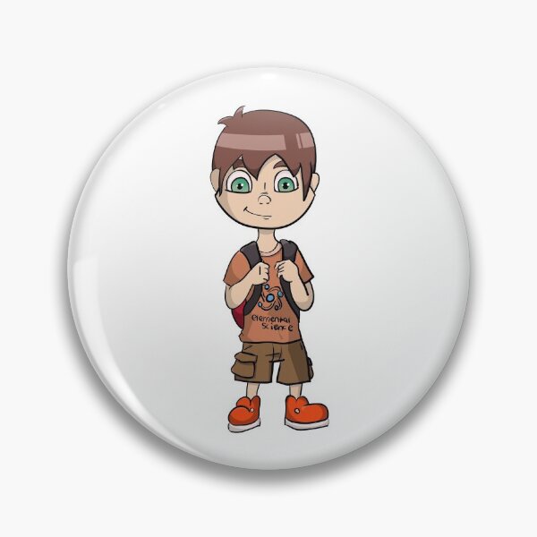 Item preview, Cute Nerdy Science Boy With Red Backpack And Shoes designed and sold by CreativeCranium.