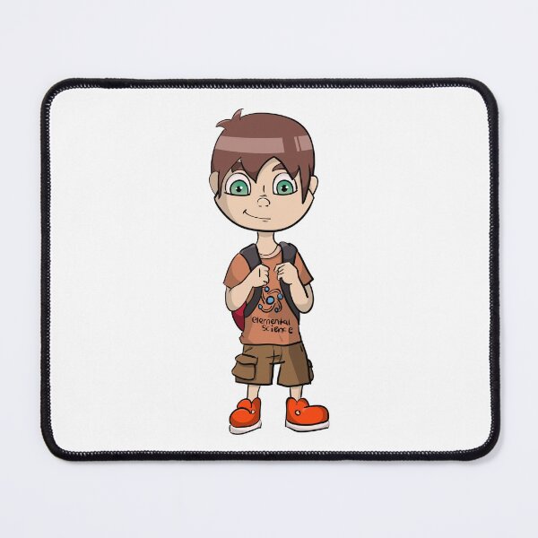 Item preview, Cute Nerdy Science Boy With Red Backpack And Shoes designed and sold by CreativeCranium.