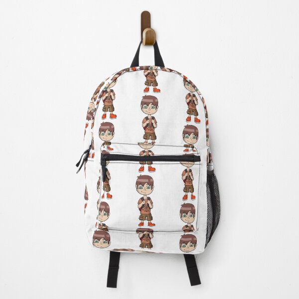 Item preview, Cute Nerdy Science Boy With Red Backpack And Shoes designed and sold by CreativeCranium.