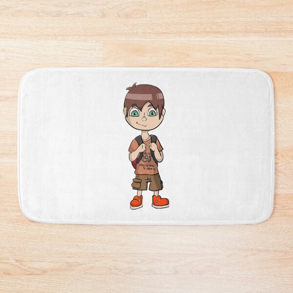 Item preview, Cute Nerdy Science Boy With Red Backpack And Shoes designed and sold by CreativeCranium.