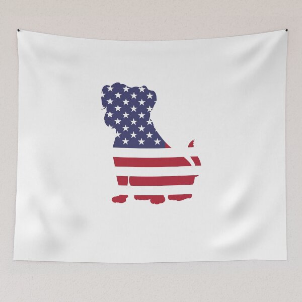 Item preview, Dog united states flag designed and sold by Yonik ★★★★★.