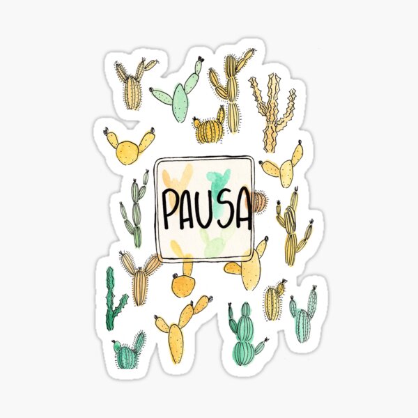 Pause Sticker