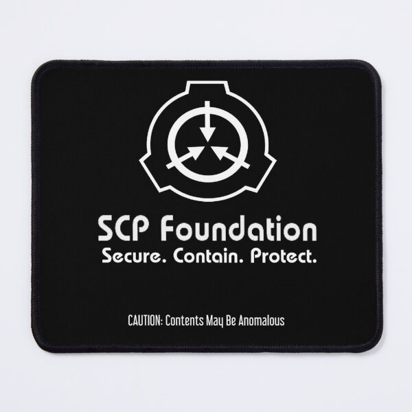 Scp Foundation Logo Face Masks for Sale