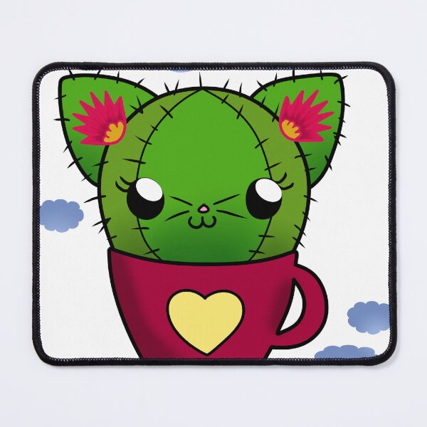 Item preview, Kitty Cat Cactus Kawaii designed and sold by KlickWitch.