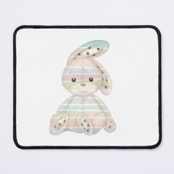 Item preview, Nursery Rainbow Bunny for new baby designed and sold by KVDcreations.