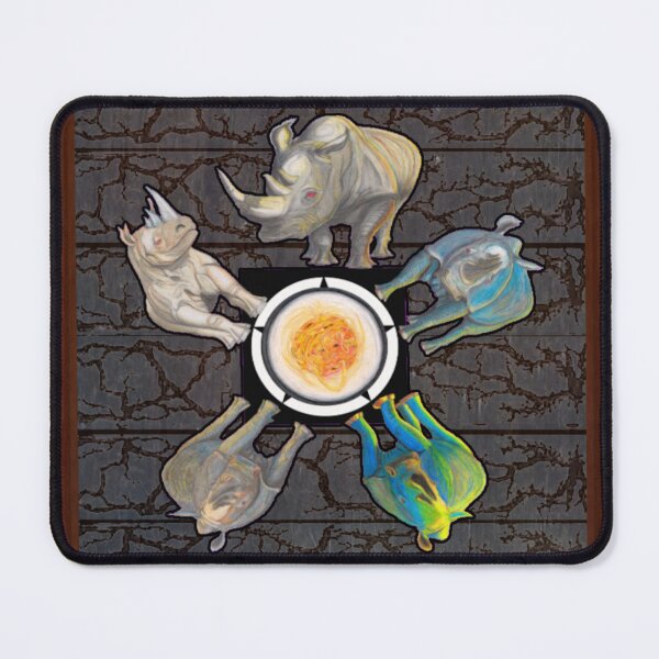 Item preview, Decorative Side CoR.V2.G.Live Rhinos designed and sold by AJLeibengeist.
