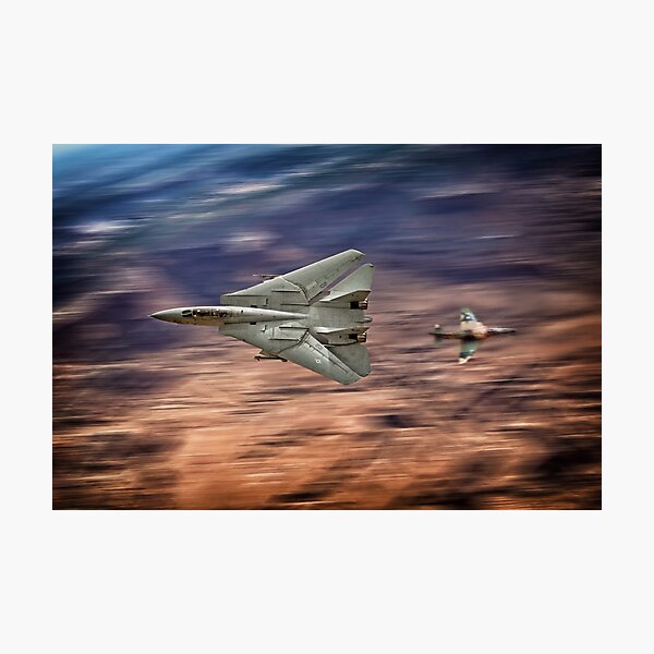 Top Gun Dog Fight Photographic Print