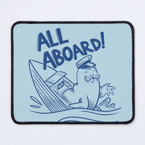 Item preview, Freya the Walrus - All Aboard the boat designed and sold by abowersock.