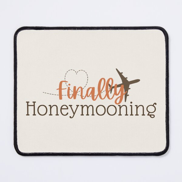 Item preview, Finally Honeymooning, Just Married Fiancée, Husband and Wife Couples Honeymoon designed and sold by SweetbeStore.
