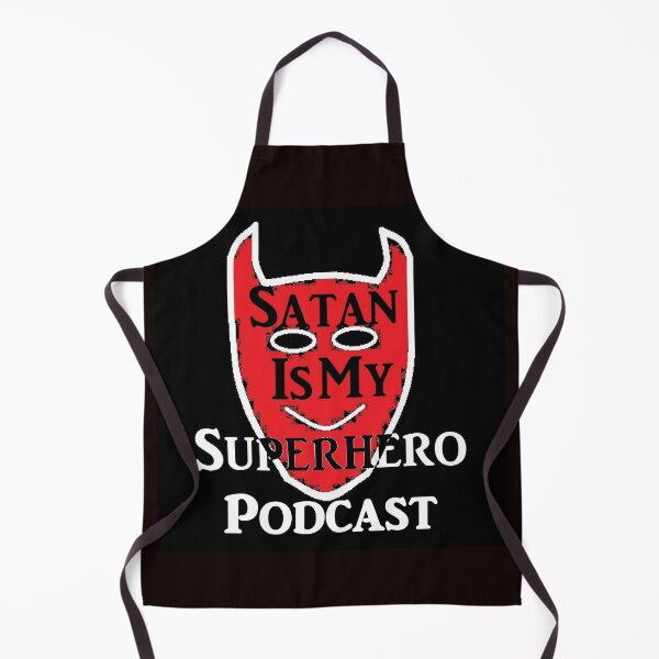 Item preview, Satan is my Superhero Podcast Logo designed and sold by Satan-Superhero.