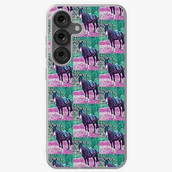 Aperçu de l'œuvre Mustang en selle sur le sable créée et vendue par teewearstyle.