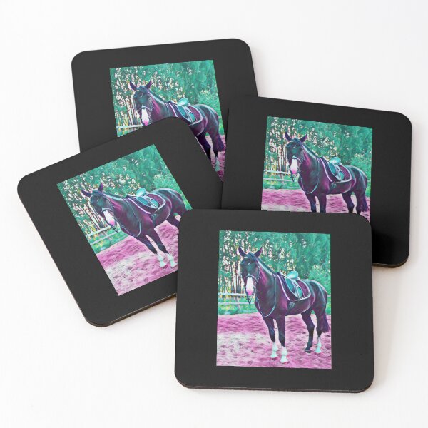 Item preview, Mustang In Saddle On Sand designed and sold by teewearstyle.