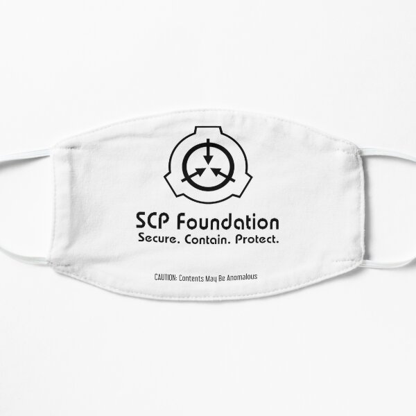 Scp Foundation Logo Face Masks for Sale