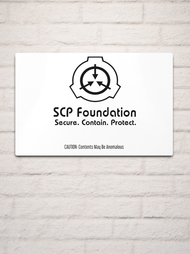 SCP foundation logo Art Print for Sale by AlmaFa123