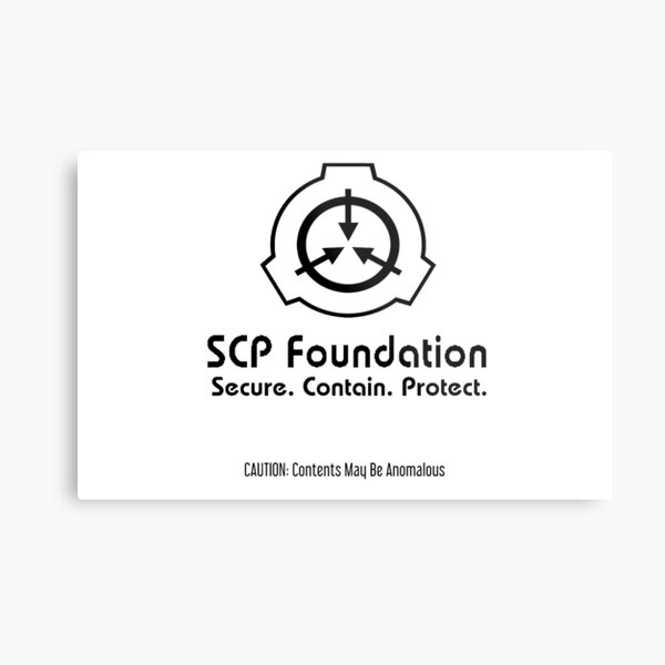 SCP Foundation Document | Metal Print