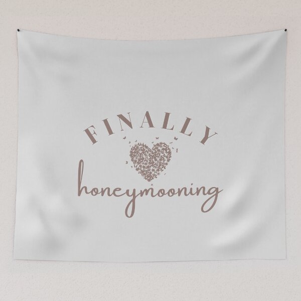 Item preview, Finally Honeymooning, Just Married Fiancée, enjoy your honeymoon designed and sold by SweetbeStore.