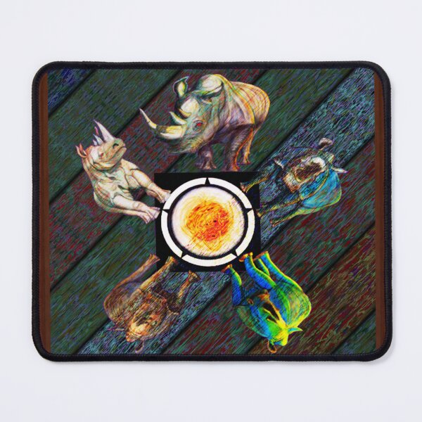 Item preview, Decorative Side CoR.V2.F.Live Rhinos designed and sold by AJLeibengeist.