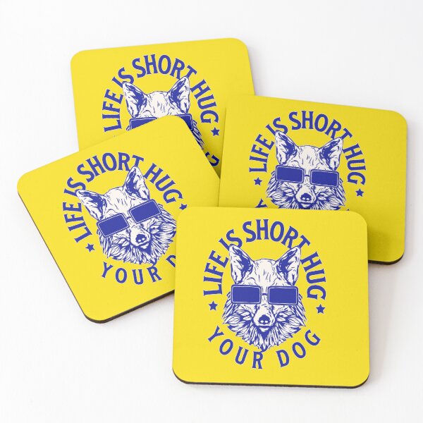 Item preview, Life Is Short Hug Your Dog designed and sold by bobe1design.