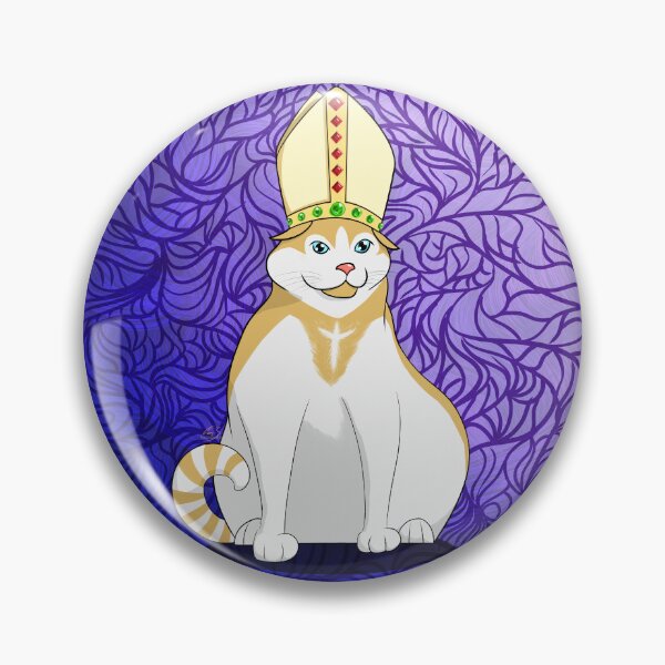Item preview, Cat-holic - Cat pope - cat designed and sold by VaraZsolo.