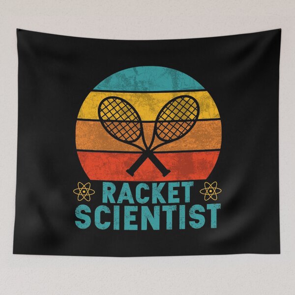 Item preview, Funny Tennis Racket Scientist designed and sold by wingstar.