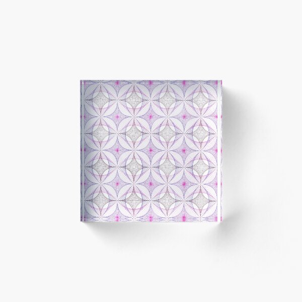 Cotton Candy Acrylic Block
