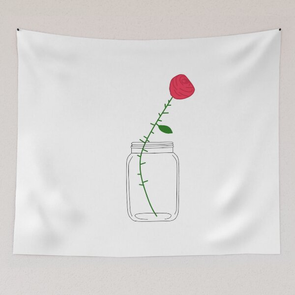 Item preview, Flowers In Mason Jar Pattern designed and sold by brendanre.