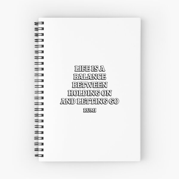 Item preview, Life is a balance between holding on and letting go  ― Rumi Quotes designed and sold by Inspirationmotivation.
