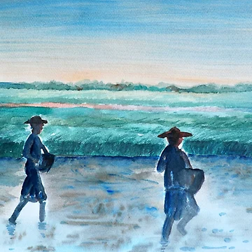 Artwork thumbnail, Two Farmers by pracha