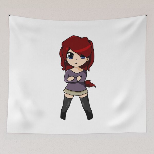 Item preview, Anime Girl With Boots, Crossed Arms, and Frown designed and sold by CreativeCranium.