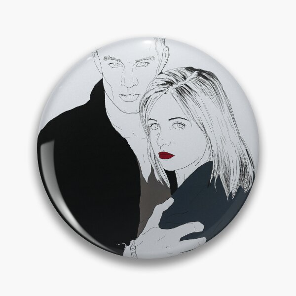Item preview, Spike and Buffy Minimalist / Spuffy designed and sold by apopofbeauty.