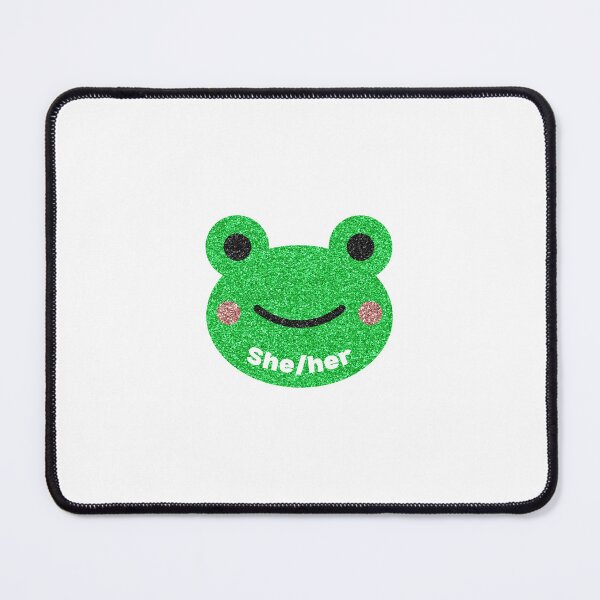 Item preview, she/her pronoun frog designed and sold by murdypls.