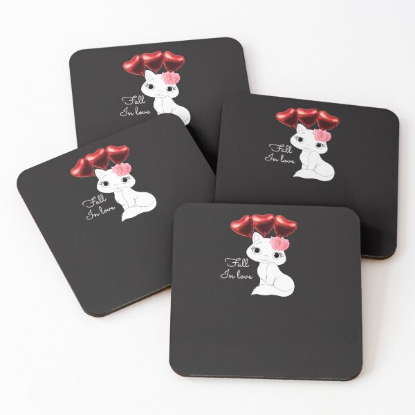 Item preview, Cat fall in love  designed and sold by ghostart32.