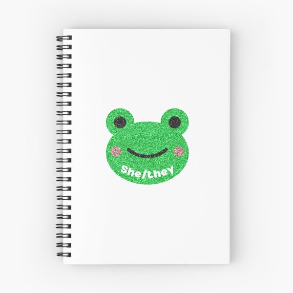Item preview, she/they pronoun frog designed and sold by murdypls.