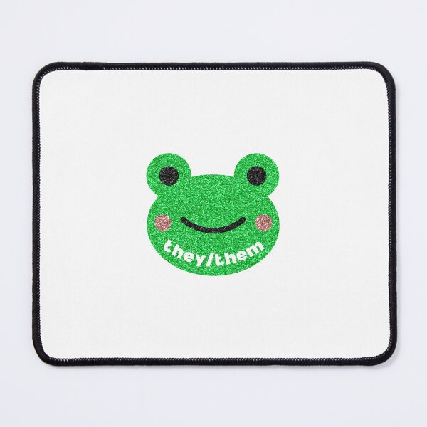 Item preview, they/them pronoun frog designed and sold by murdypls.