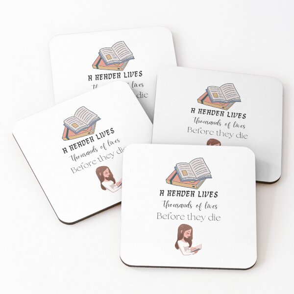 Item preview, A reader lives thousands of lives before they die designed and sold by Monst3rs.