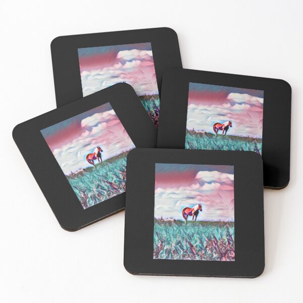 Item preview, Mustang On Meadow designed and sold by teewearstyle.
